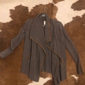 Abercrombie & fitch brown cardigan